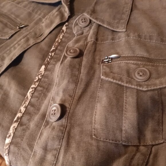 CABI Linen Jacket XS - Picture 5 of 8